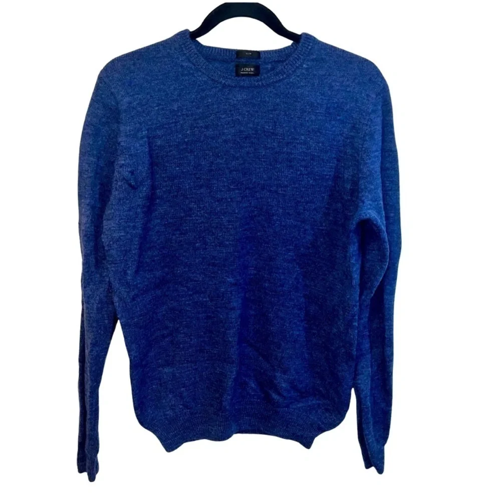J.Crew Men’s Slim Fit Merino Wool Sweater – Size M